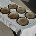Écrin Tolède – Set de 6 Assiettes de Dégustation en Grès Minéral