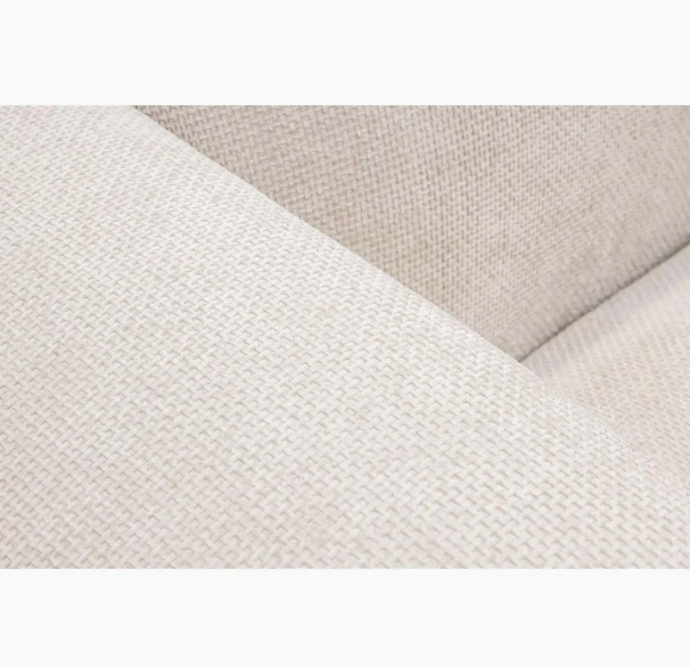 Le Culver – Canapé Signature en Chenille Beige (300 cm)