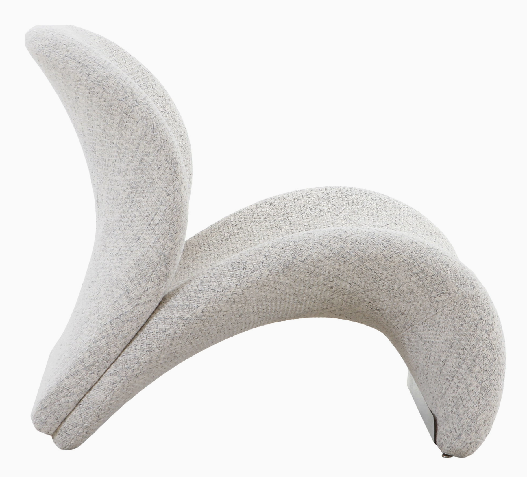 Le Sofia – Fauteuil Enveloppant Sculptural Sable