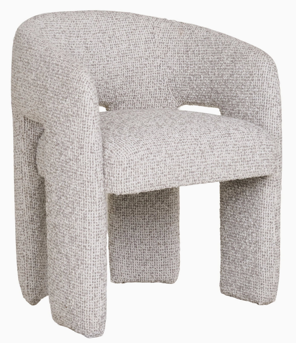 La Monroe – Chaise de Table & Assise Cabriolet Naturelle