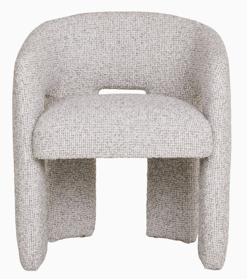 La Monroe – Chaise de Table & Assise Cabriolet Naturelle