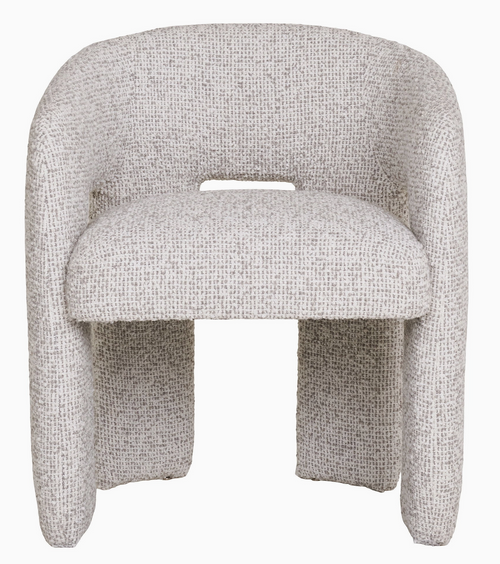 La Monroe – Chaise de Table & Assise Cabriolet Naturelle