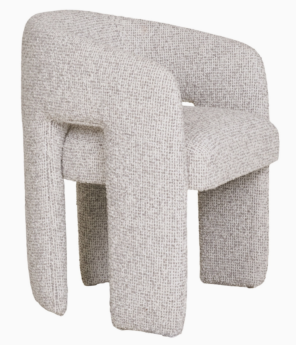 La Monroe – Chaise de Table & Assise Cabriolet Naturelle