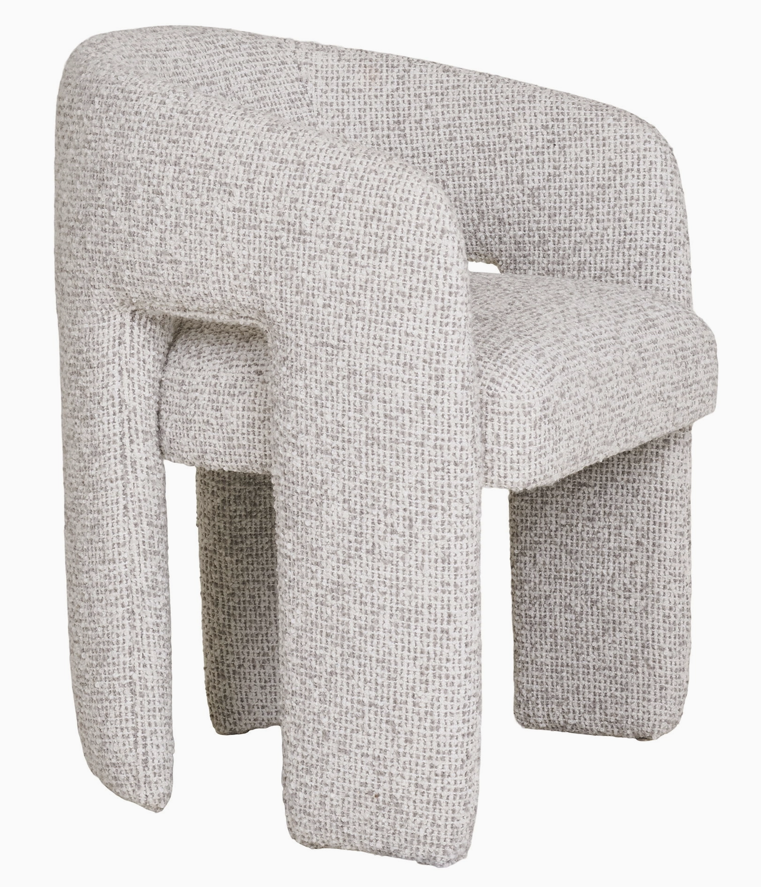 La Monroe – Chaise de Table & Assise Cabriolet Naturelle