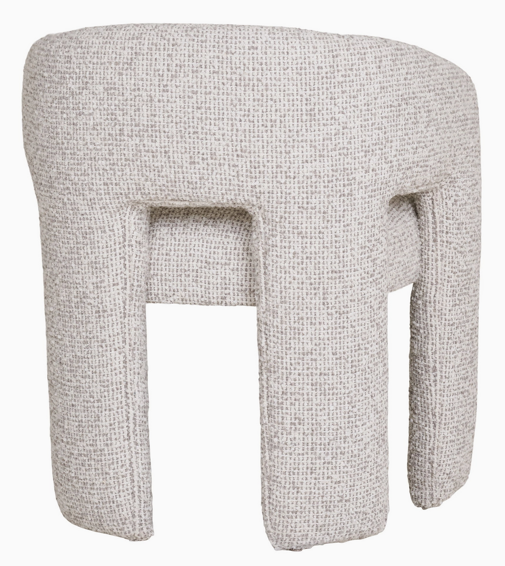 La Monroe – Chaise de Table & Assise Cabriolet Naturelle