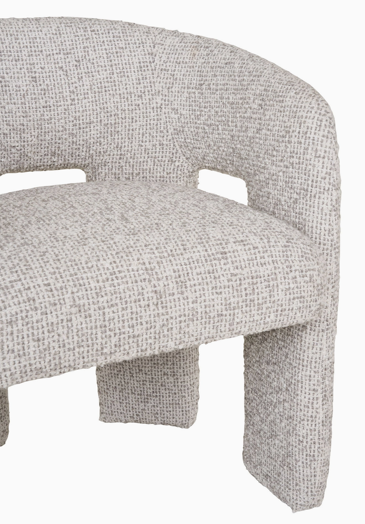 La Monroe – Chaise de Table & Assise Cabriolet Naturelle