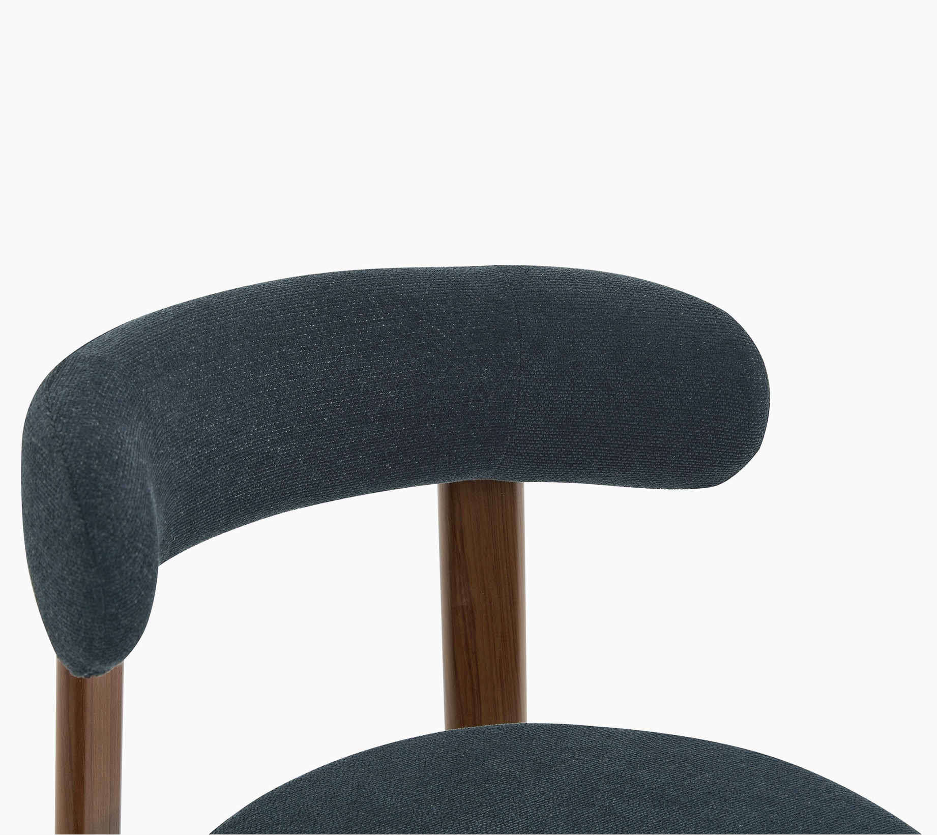 Le Quatuor ClassicBench — Ensemble de 4 Chaises de Table en Lin Noir & Pieds Effet Noyer